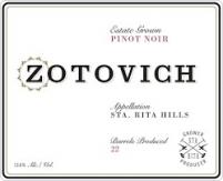 Zotovich - Pinot Noir Sta Rita Hills 2017 (750ml) (750ml)