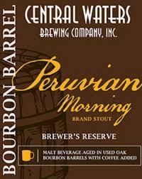 Central Waters Brewing Co. - Peruvian Morning (4 pack 12oz cans) (4 pack 12oz cans)
