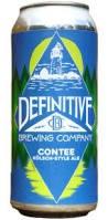 Definitive Brewing - Conte Kolsch (4 pack 16oz cans) (4 pack 16oz cans)