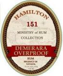 Ministry of Rum - Hamilton 151 Overproof Rum (750)