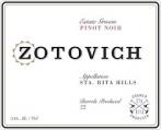 Zotovich - Pinot Noir Sta Rita Hills 2017 (750)